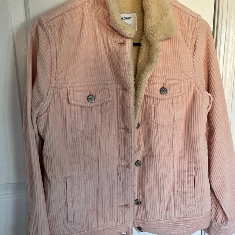 Old Navy Corduroy Jacket - Sherpa Lined